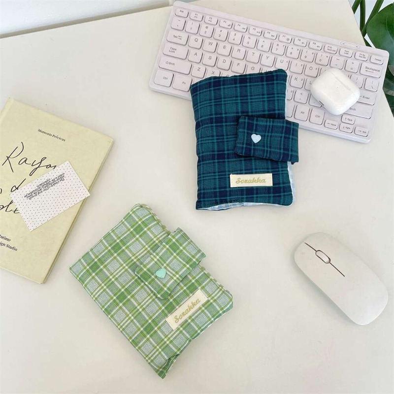 Green White Gingham Hand-journ - Stationery Books review and price