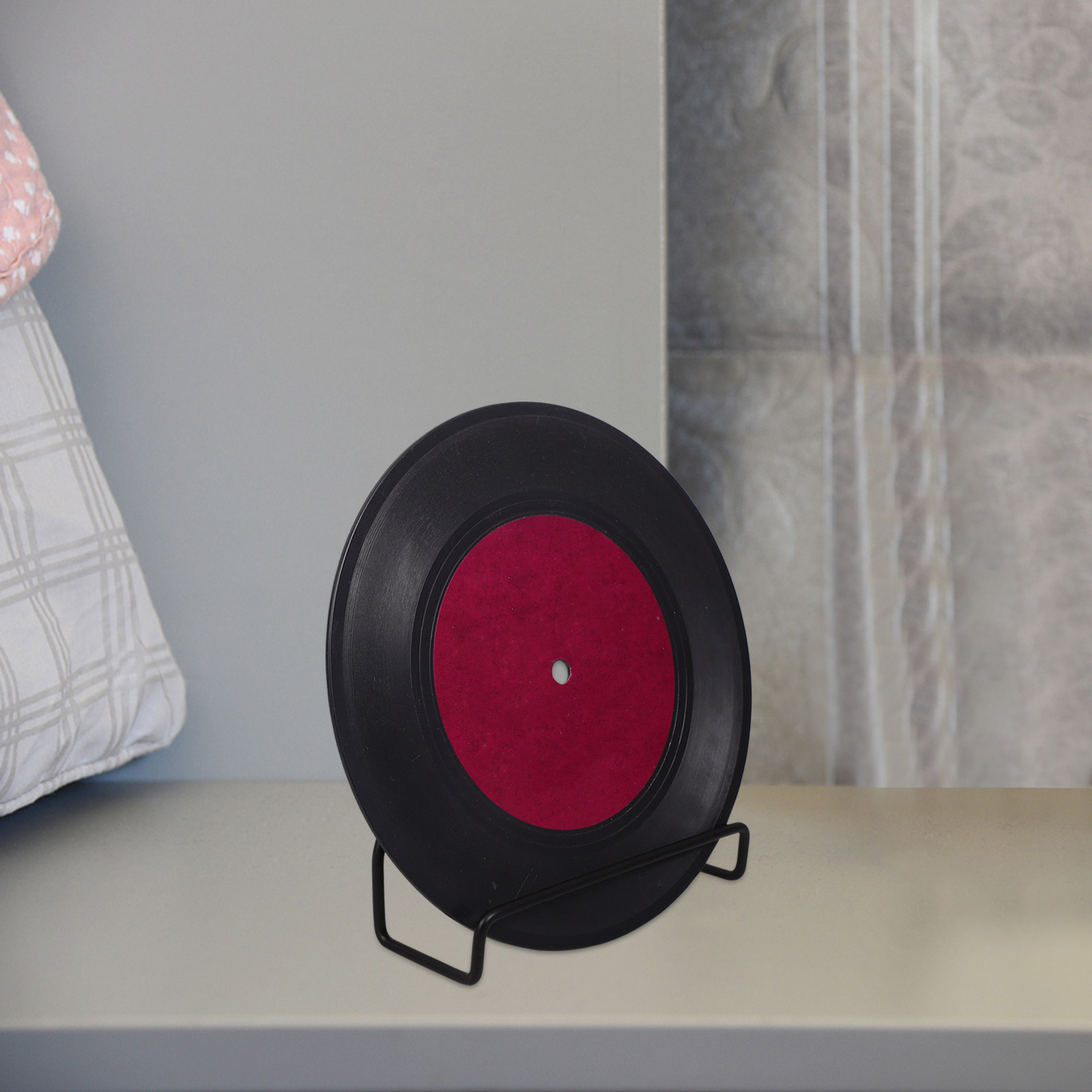Wall Mounted Iron Vinyl Record - Magazines review and price