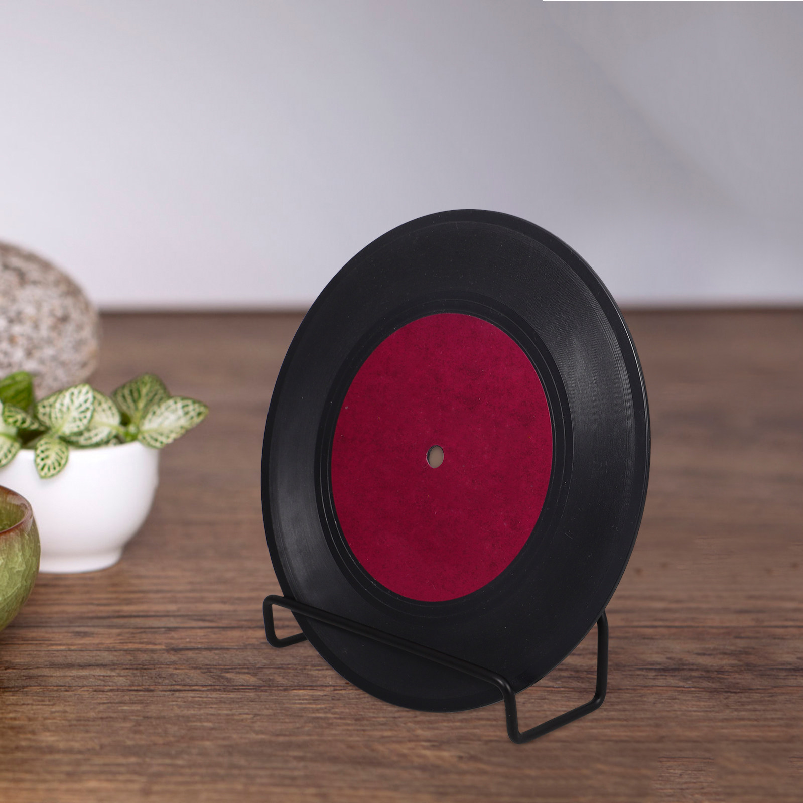 Wall Mounted Iron Vinyl Record - Magazines review and price