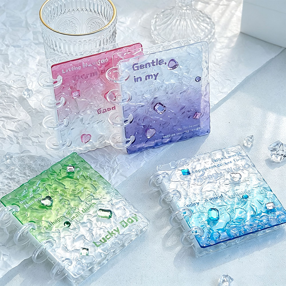 Water Ripple Gradient Acrylic  - Kpop Photo Card Binder 3 Inch review and price