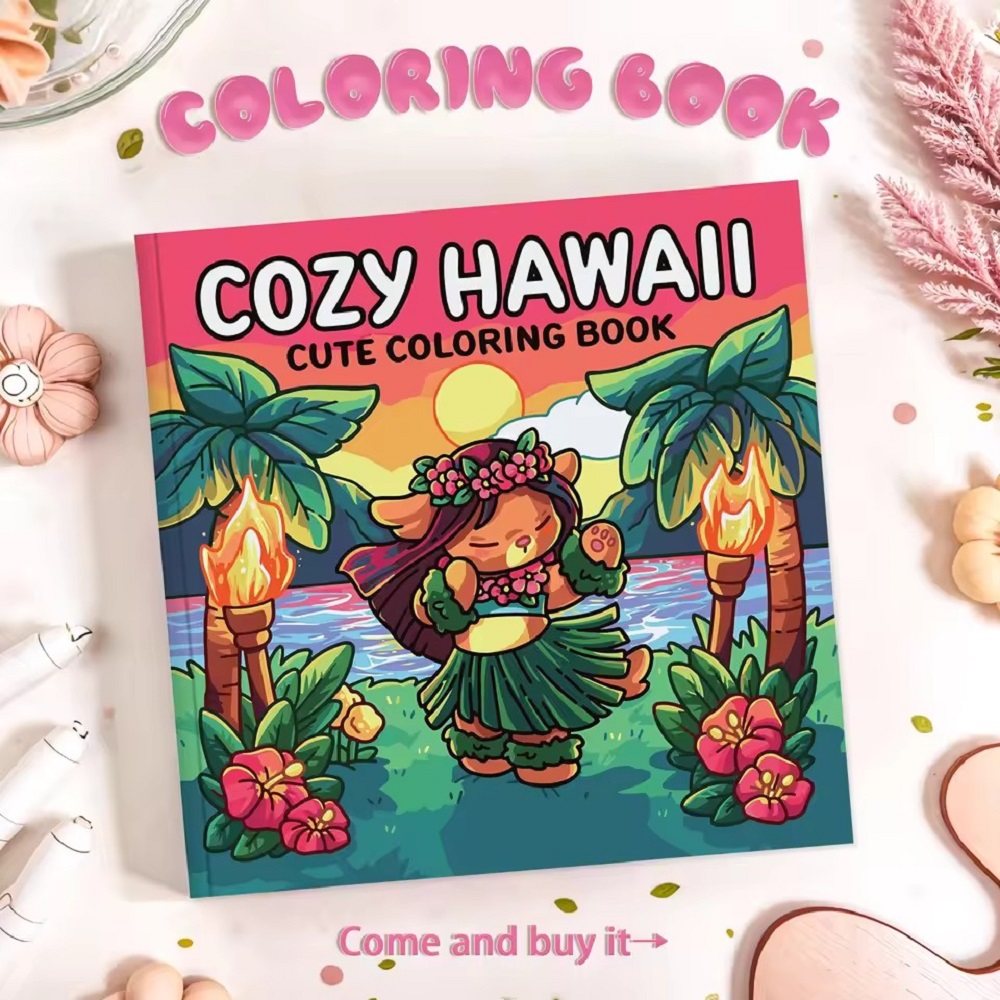 Cozy Nawaii Cute Adult Colorin - Adult Coloring Book Stress Relief review and price