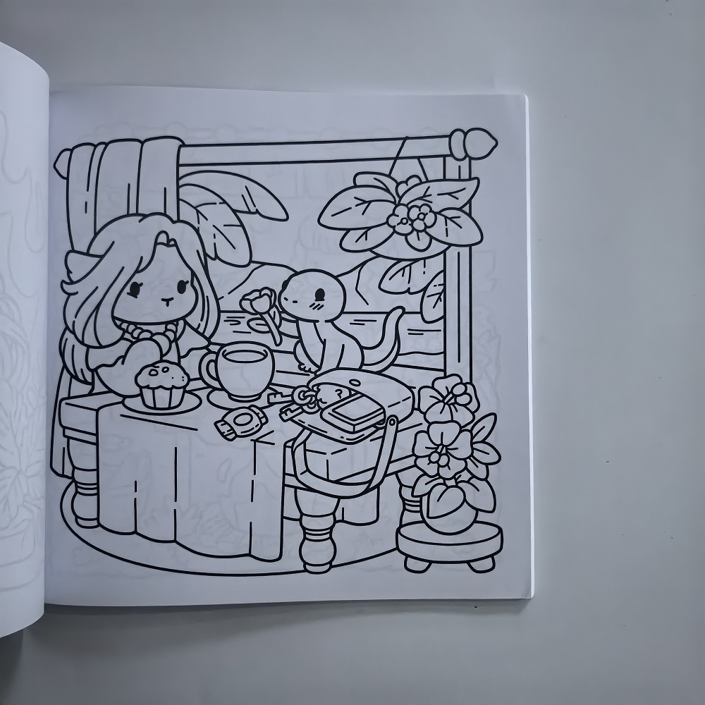 Cozy Nawaii Cute Adult Colorin - Adult Coloring Book Stress Relief review and price