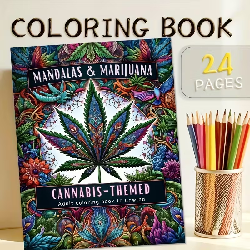 24 Pages Mandala Style, Colori - Adult Coloring Book Stress Relief review and price