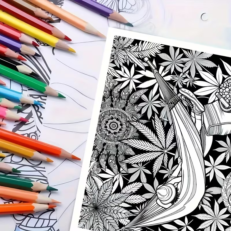 24 Pages Mandala Style, Colori - Adult Coloring Book Stress Relief review and price